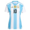 Maglia ufficiale Argentina Messi 10 Casa 2024 per Donna